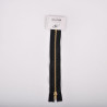 SACHET DE 6 / FERMETURE A GLISSIERE JEANS 20CM. NOIR